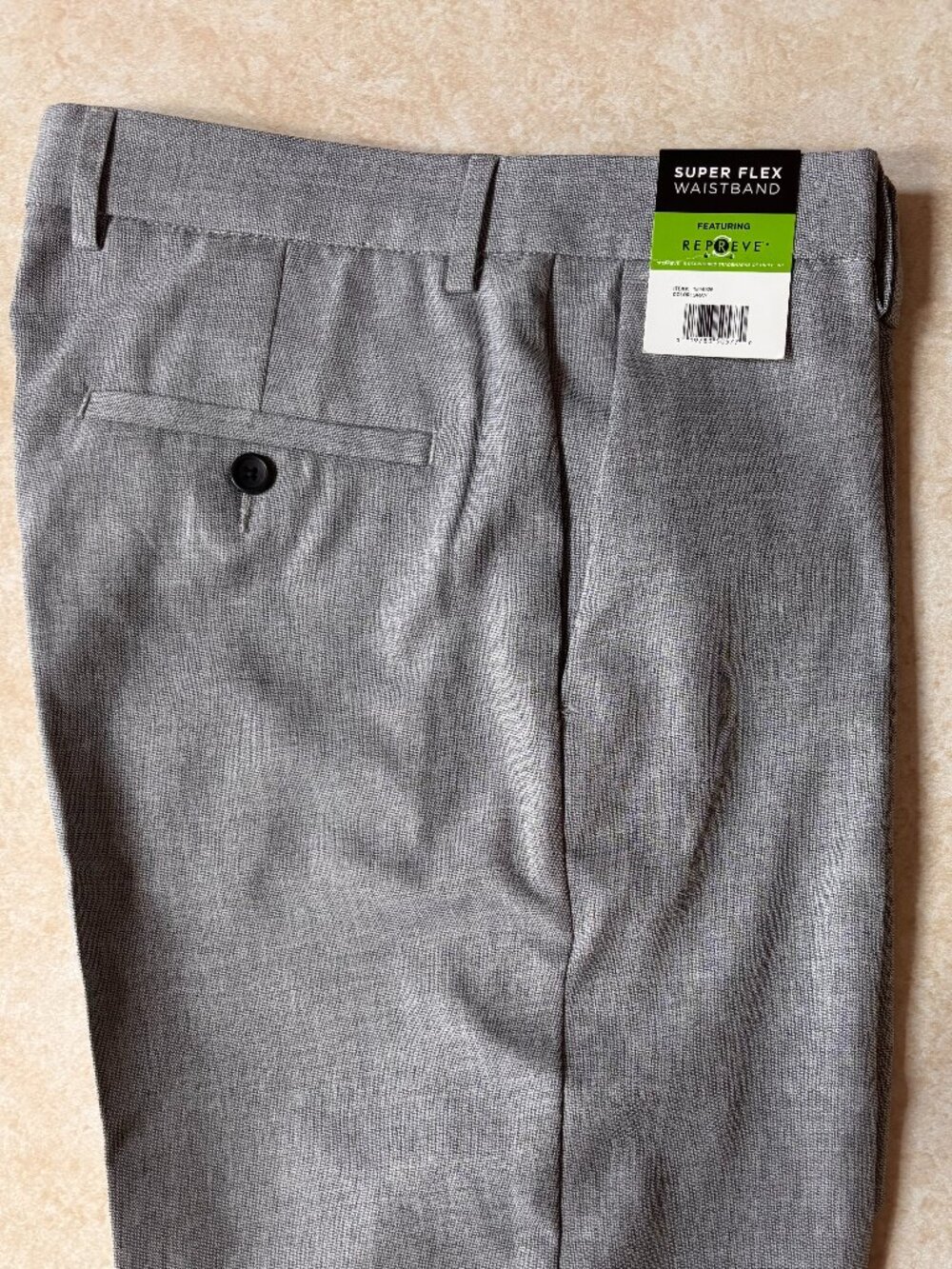 NWT Haggar Men's Dress Pants – Gray – 30x32